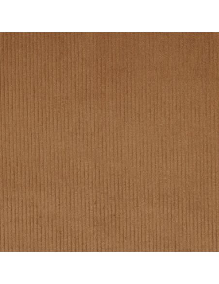 Tissu velours côtelé coton - Chocolat
