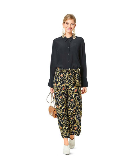 Patron de pantalon ample - Burda 6250
