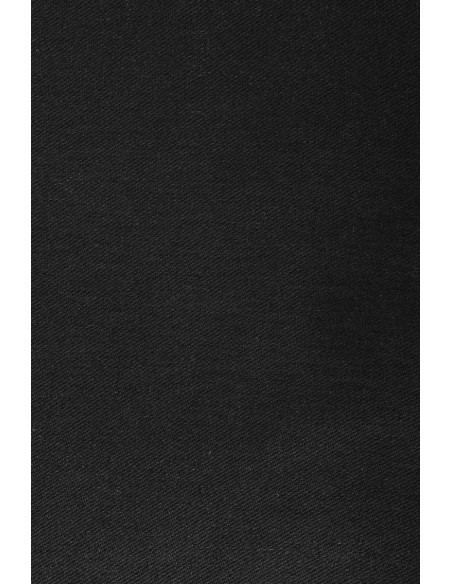 Tissu twill lin viscose Liva Eco Black - Atelier Brunette