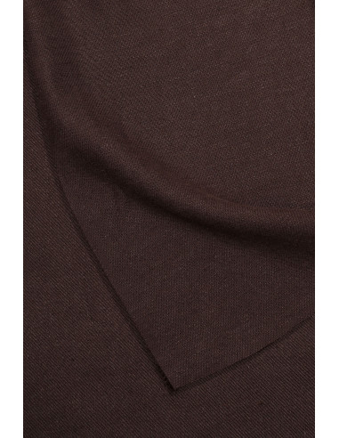 Tissu twill lin viscose Liva Eco Oat Chocolate - Atelier Brunette