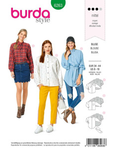 Patron de blouse et chemise - Burda 6263