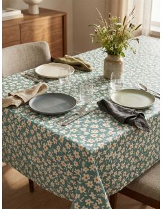Toile cirée Captain Cook Happy Days - Menthe 2