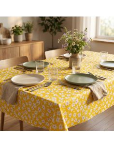 Toile cirée Captain Cook Happy Days - Ambre 2