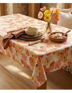 Toile cirée Captain Cook Keshi - Corail 2