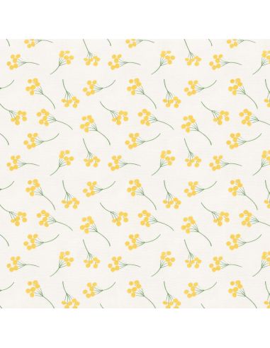 Toile cirée Captain Cook Mimosi - Vanille