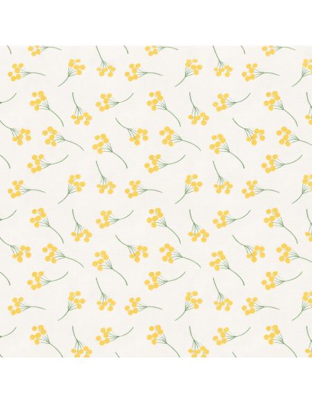 Toile cirée Captain Cook Mimosi - Vanille