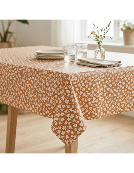 Nappe toile cirée Captain Cook Happy Days - Butternut