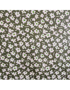 Nappe toile cirée Captain Cook Happy Days - Kaki