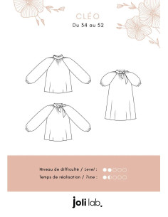 Patron de blouse Cléo - Joli Lab 2