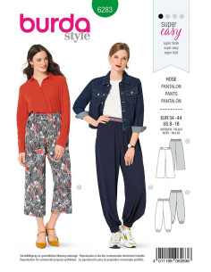 Patron de pantalon bouffant - Burda 6283