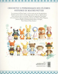 Livre Pierre Lapin et ses amis au crochet 2
