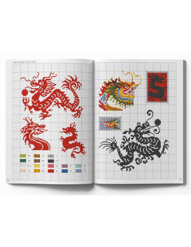 Livre balade en Asie - 100 modèles à broder