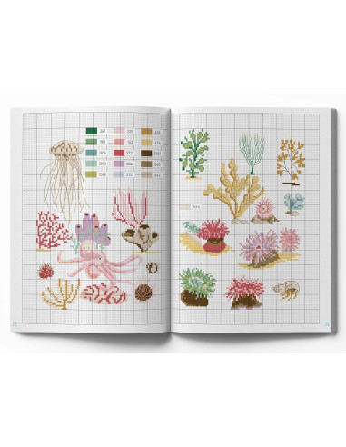 Livre bords de mer - 100 modèles à broder