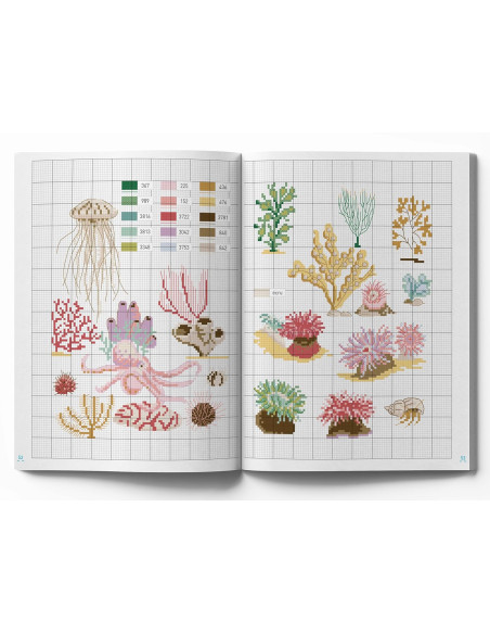 Livre bords de mer - 100 modèles à broder