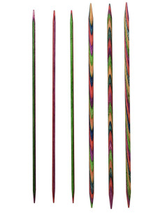 Aiguilles doubles pointes bois Symfonie KnitPro 2
