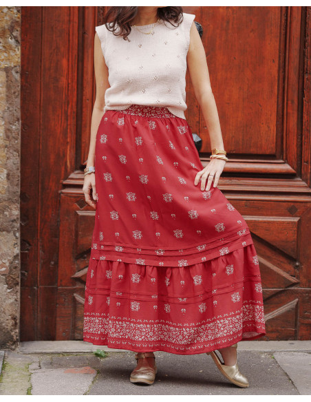 Tissu viscose Porcelaine - Lise Tailor