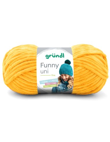 Fil chenille Funny uni Gründl