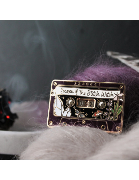 Pin's compteur de rangs - Cassette magique