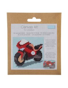 Kit canevas enfant - Moto 2