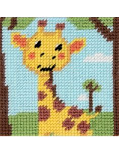 Kit canevas enfant - Girafe