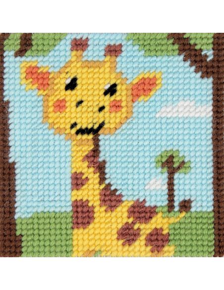 Kit canevas enfant - Girafe
