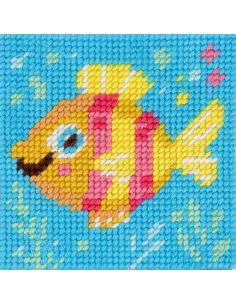 Kit canevas enfant - Poisson