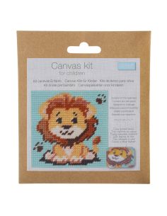 Kit canevas enfant - Lion 2