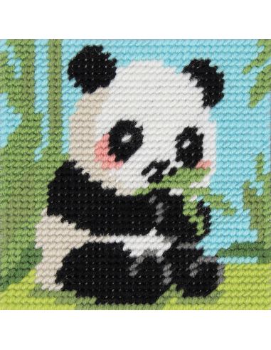 Kit canevas enfant - Panda