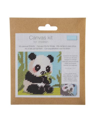 Kit canevas enfant - Panda