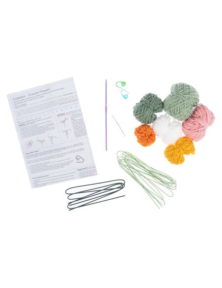 Kit de crochet amigurumi- Bouquet de fleurs