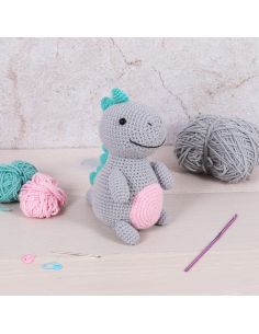 Kit de crochet amigurumi - Dinosaure