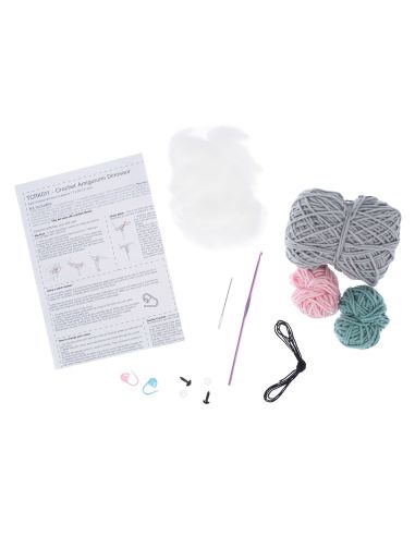 Kit de crochet amigurumi - Dinosaure
