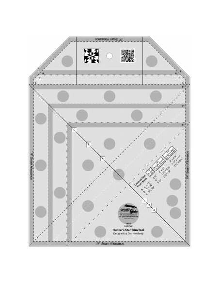 Règle Non-Slip Hunter's Star trim Tool Creative Grids