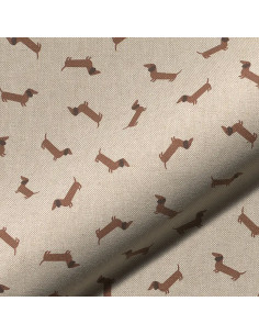 Toile de coton canvas premium - Teckel 2
