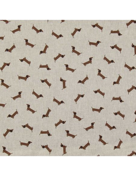 Toile de coton canvas premium - Teckel