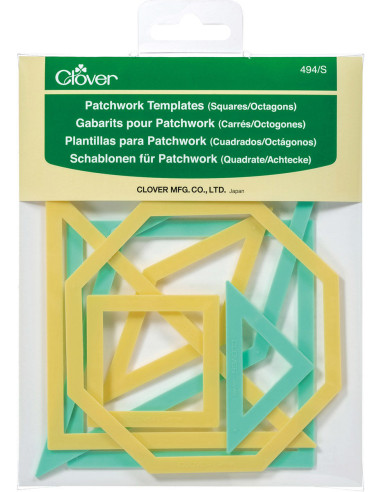 Gabarits patchwork - Carré et octogone