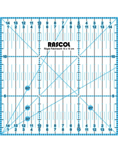Règle patchwork Rascol 15 x 15 cm
