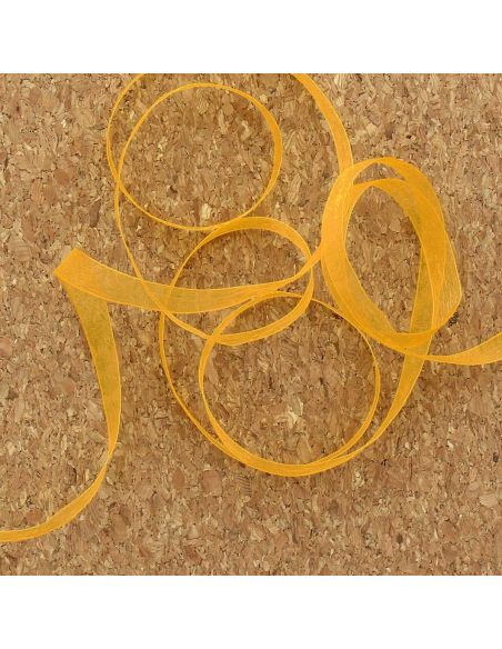 Ruban organza - Jaune or