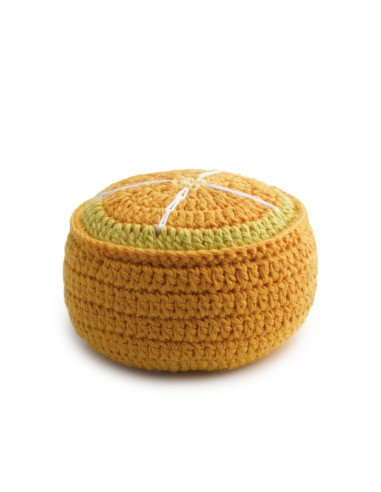 Poids à maintenir avec pelote mousse - Orange
