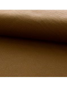 Toile de coton canvas demi-natté - Marron