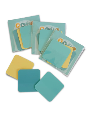 60 notes transparentes repositionnables pour patron de tricot YKTL
