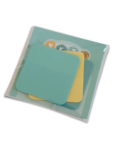 60 notes transparentes repositionnables pour patron de tricot YKTL