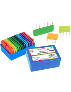 Peignes de blocage tricot rainbow KnitPro