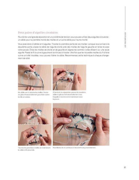 Livre tricoter le jacquard en rond