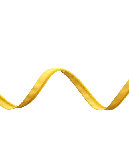 Passepoil d´habillement velours - Jaune