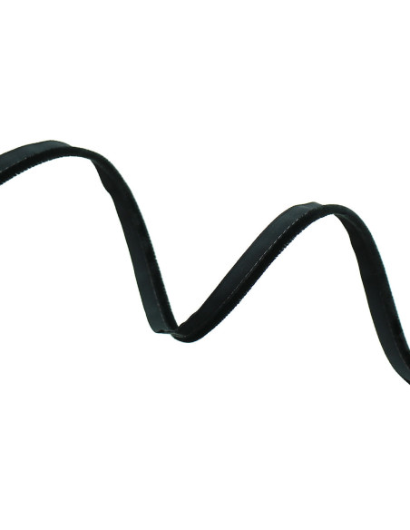 Passepoil d´habillement velours - Noir