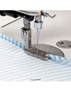 Pied ourleur double 1/8" (3,2 mm)
