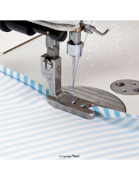 Pied ourleur double 1/8" (3,2 mm)