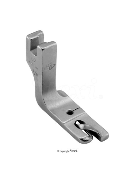 Pied ourleur double 1/8" (3,2 mm)