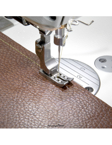 Pied rouleau pour cuir